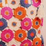 Colorful Floral Crochet Tote Bag