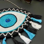 Evil Eye Beaded Clutch Bag