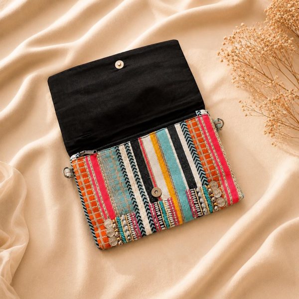 Colorful Bohemian Coin Crossbody Bag