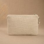 Blush Floral Embroidered Crossbody Bag