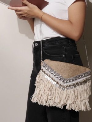 Bohemian Fringe Clutch Bag
