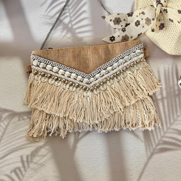 Bohemian Fringe Clutch Bag